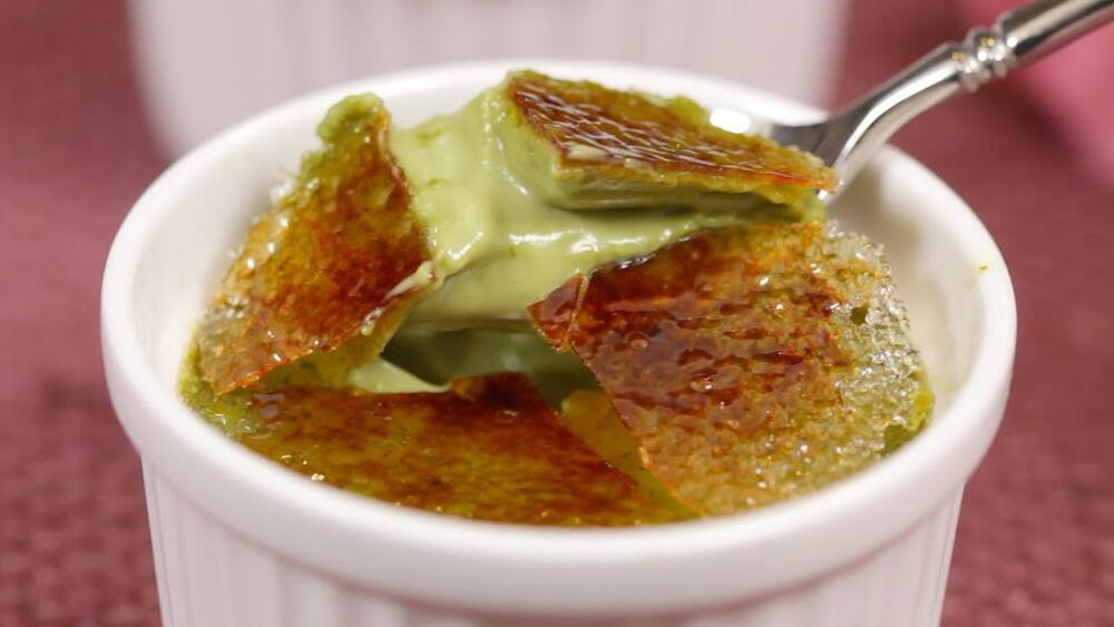 What is Matcha Green Tea Crème Brûlée?